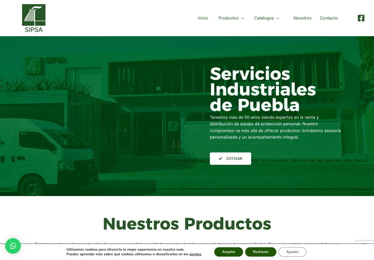 Sitio web de SIPSA